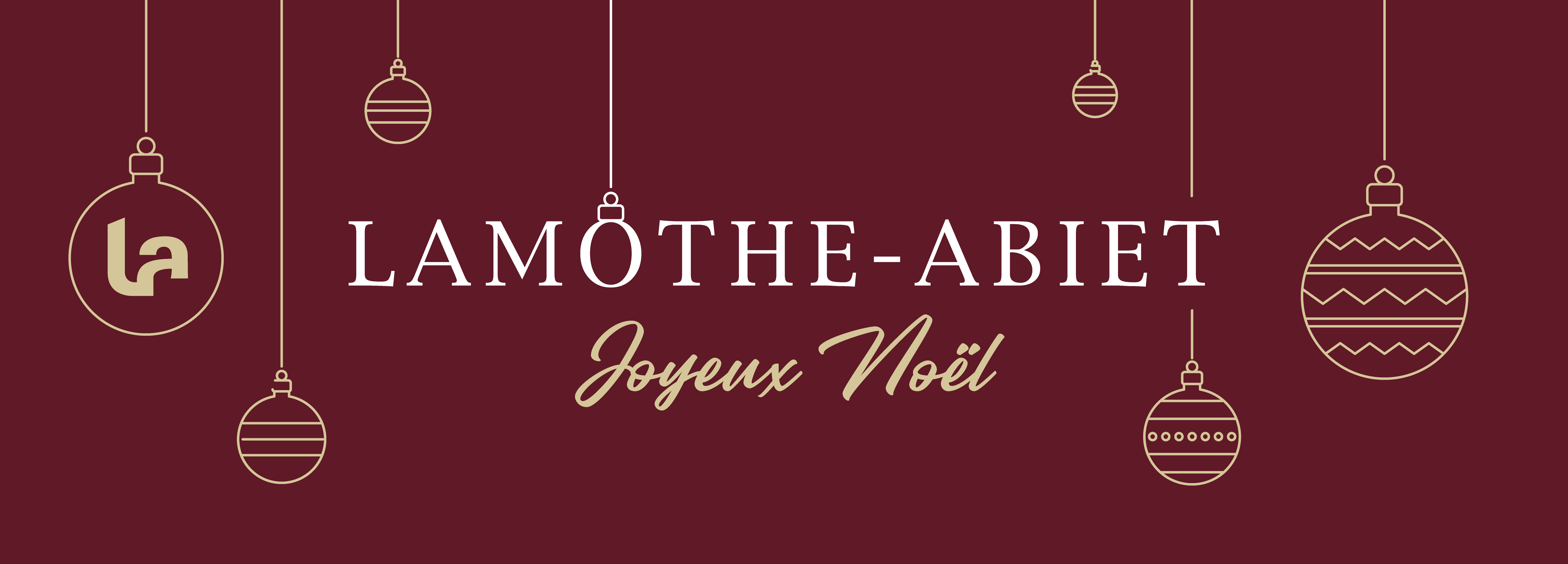 Lamothe-Abiet vous souhaite un joyeux Noël !