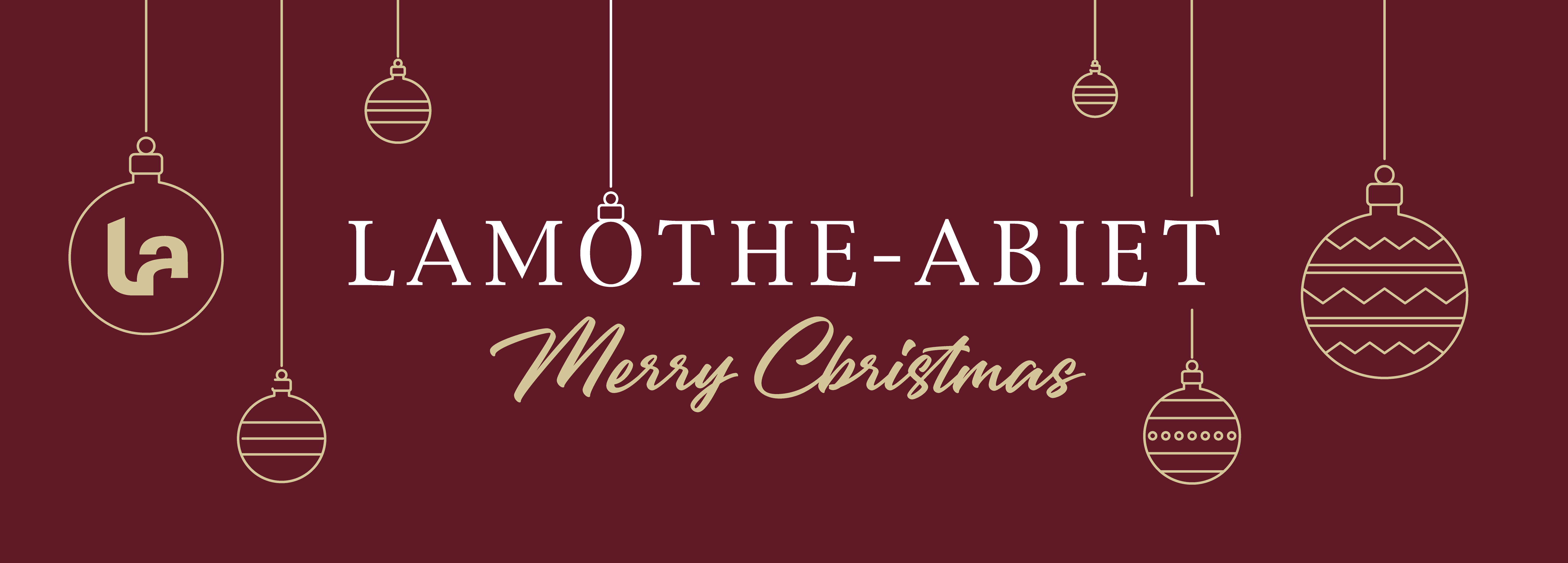 Lamothe-Abiet wishes you a merry Christmas!