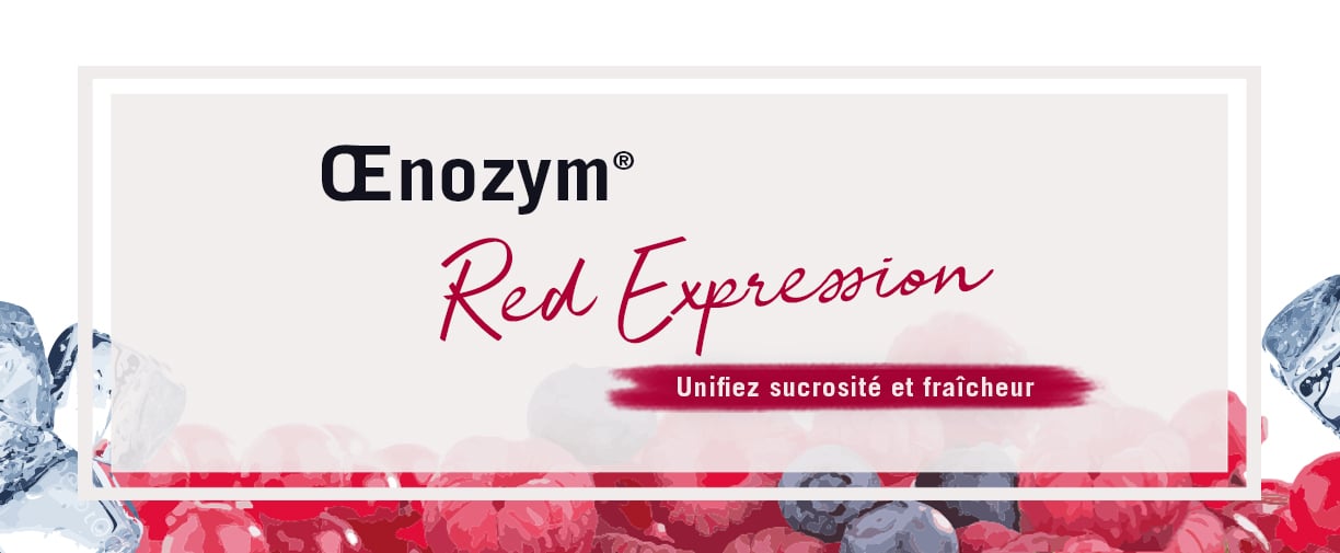 Œnozym<sup>®</sup> Red Expression : unifiez sucrosité et fraîcheur